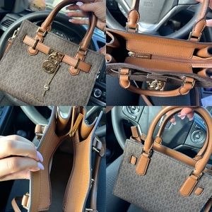 Michael Kors medium brown side bag